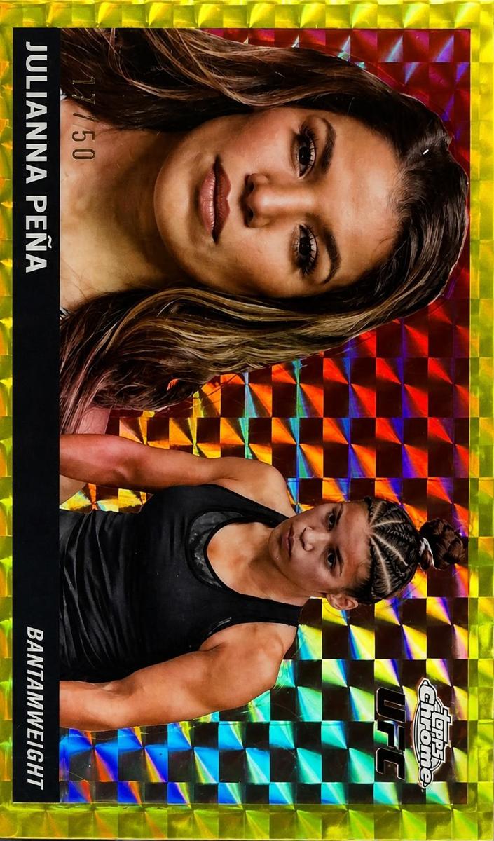 2025 Julianna Pena [Geometric Gold Refractor] #55T-8