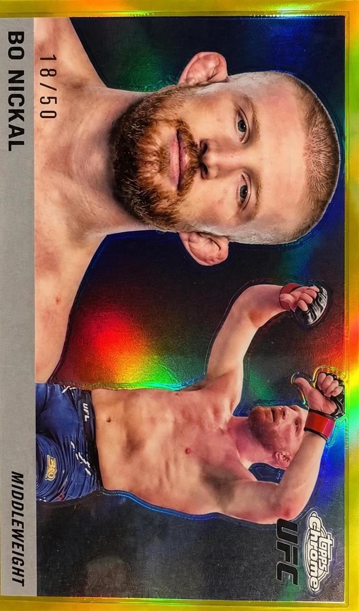 2025 Topps Chrome Bo Nickal [Gold Refractor] #55T-25 card