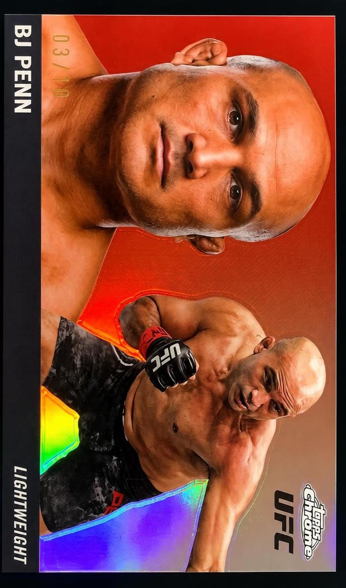2025 BJ Penn [Black Refractor] #55T-4