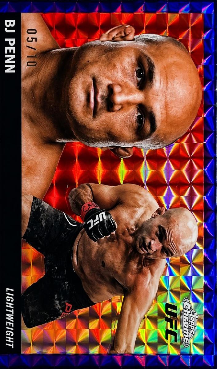 2025 BJ Penn [Geometric Purple Refractor] #55T-4