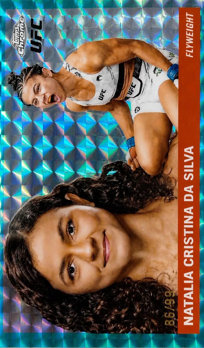 2025 Natalia Cristina da Silva [Geometric Aqua Refractor] #55T-5