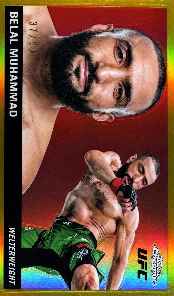 2025 Belal Muhammad [Red Refractor] #55T-18