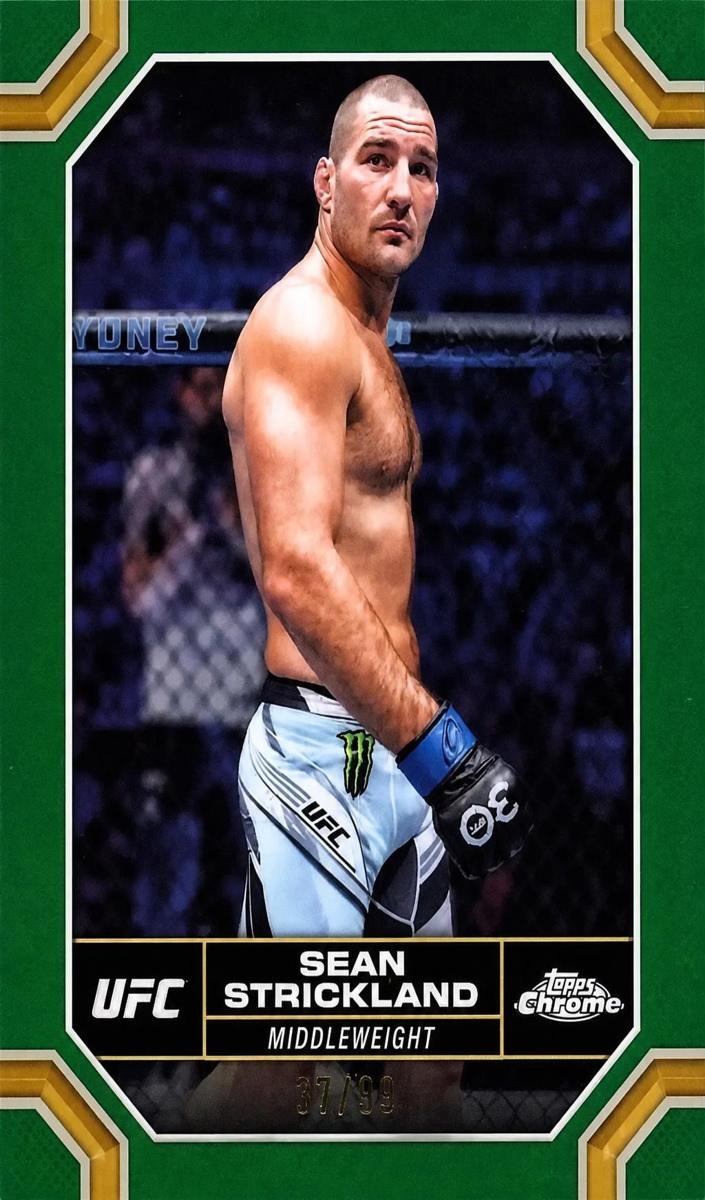 2024 Sean Strickland [Green Refractor] #174