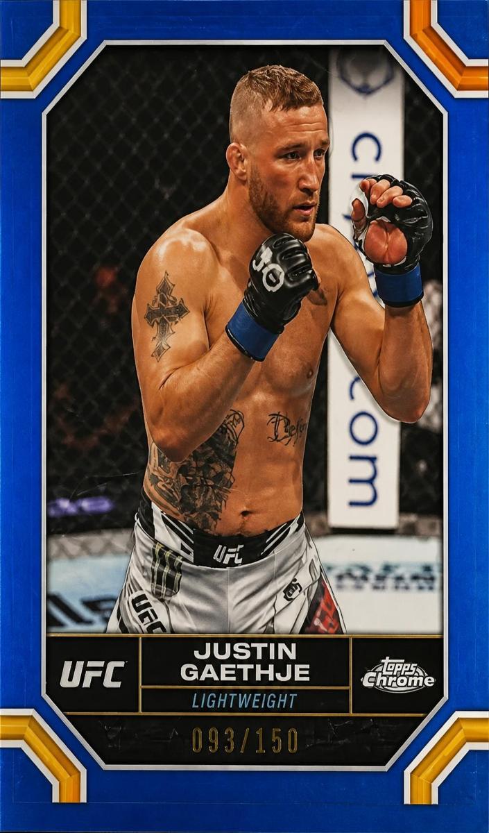 2024 Justin Gaethje [Blue Refractor] #104