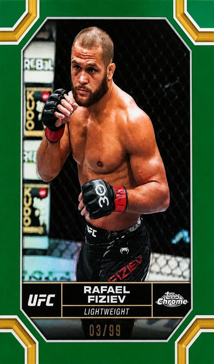 2024 Rafael Fiziev [Green Refractor] #159