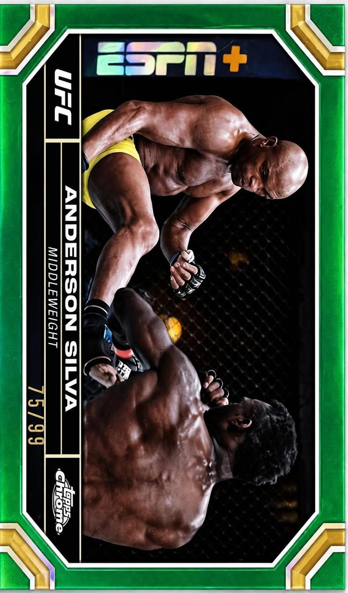 2024 Anderson Silva [Green Refractor] #17