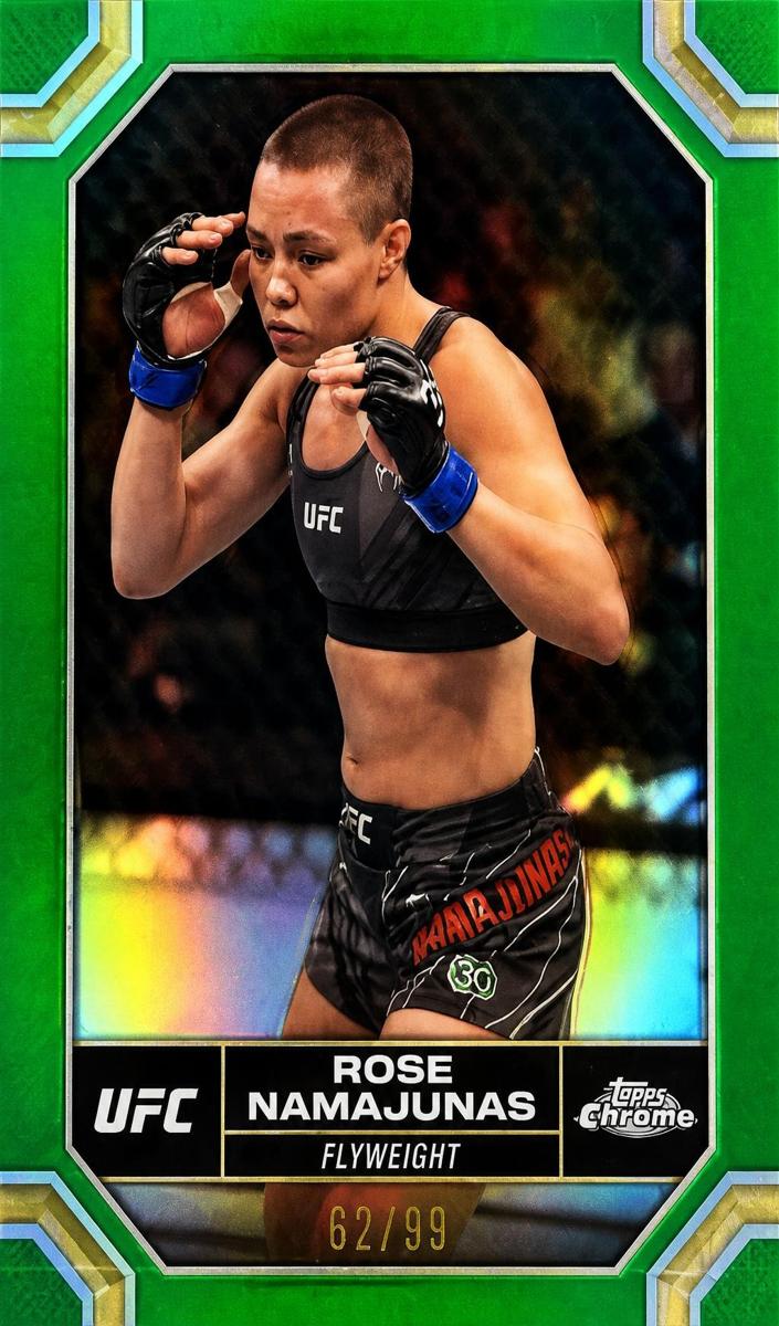 2024 Rose Namajunas [Green Refractor] #169
