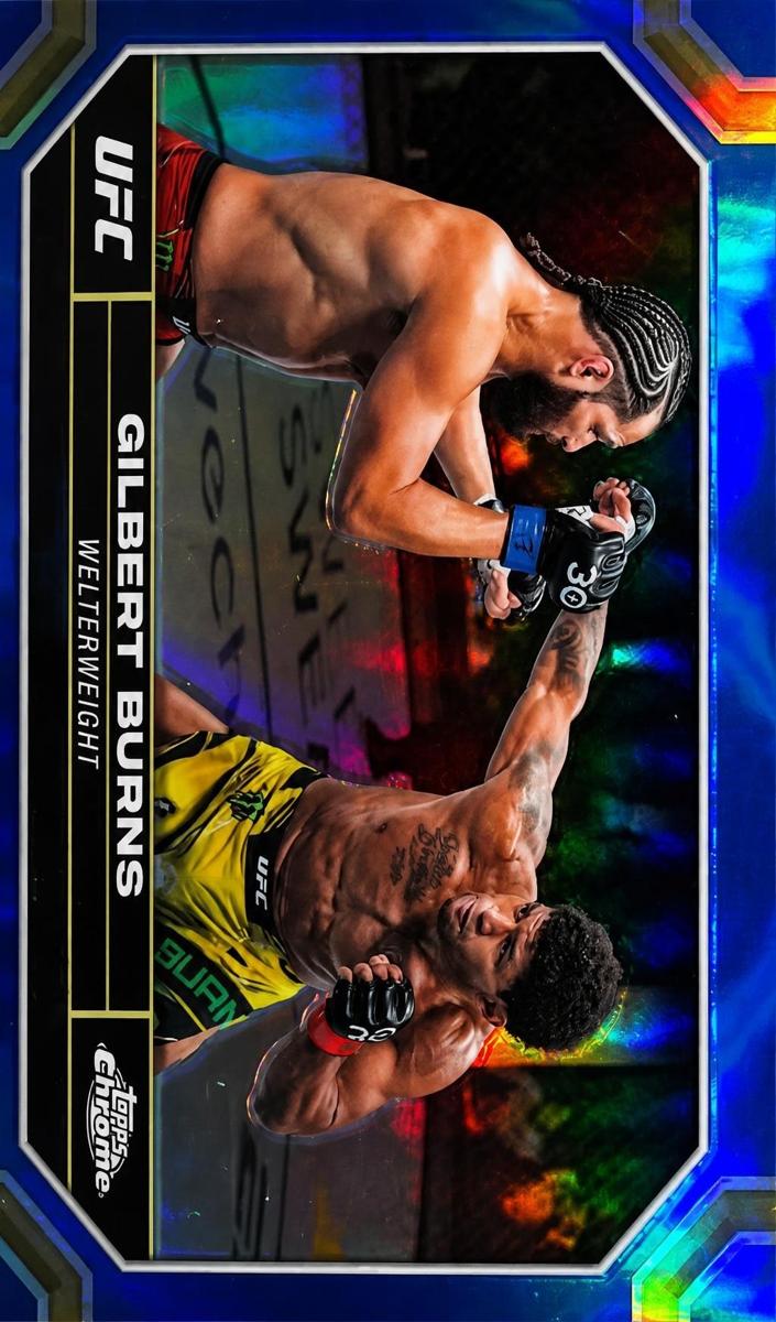 2024 Gilbert Burns [Blue Refractor] #70