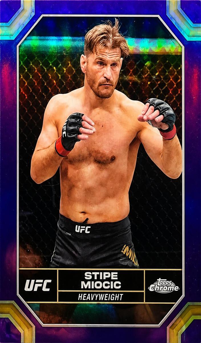 2024 Stipe Miocic [Purple Refractor] #181