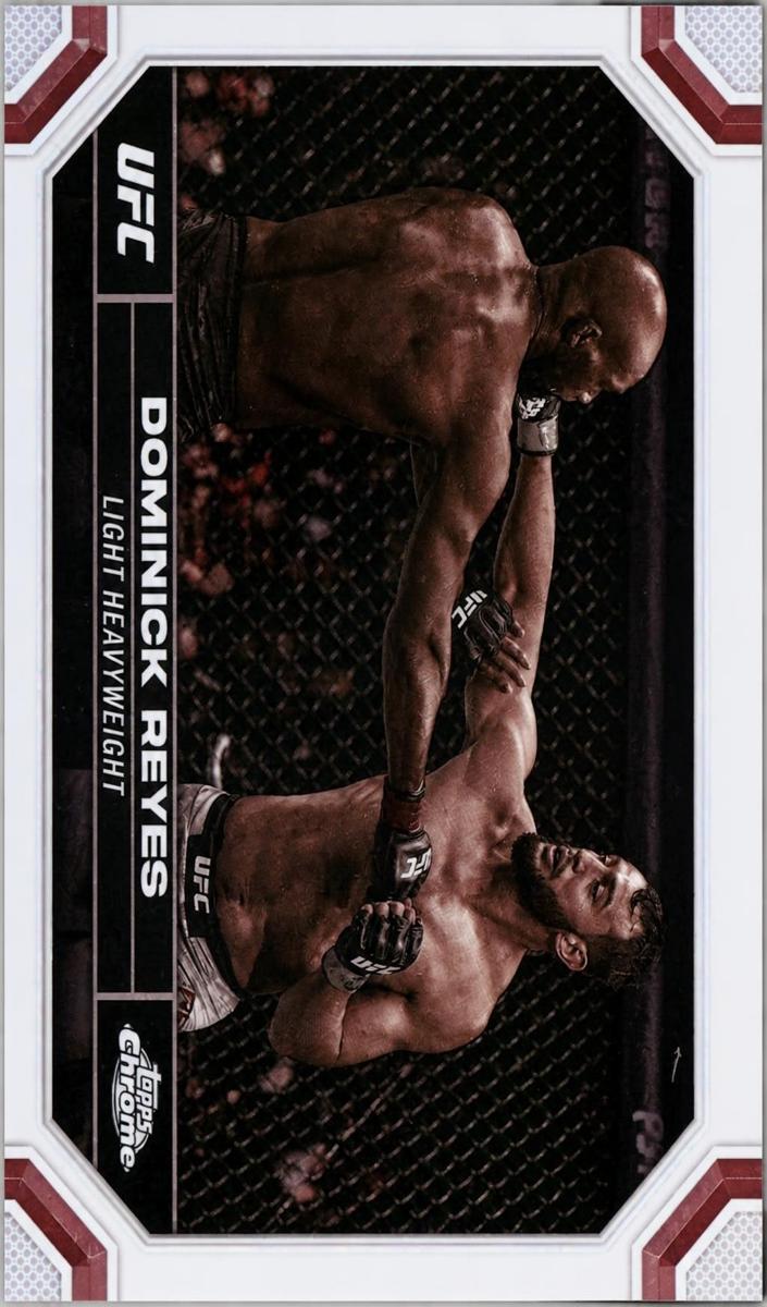 2024 Dominick Reyes [Orange Refractor] #61
