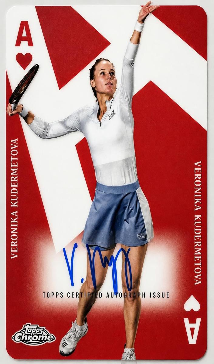 2024 Topps Chrome Veronika Kudermetova #CAA-VK card