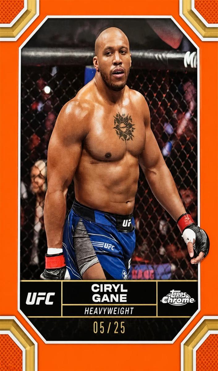 2024 Ciryl Gane [Orange Refractor] #47
