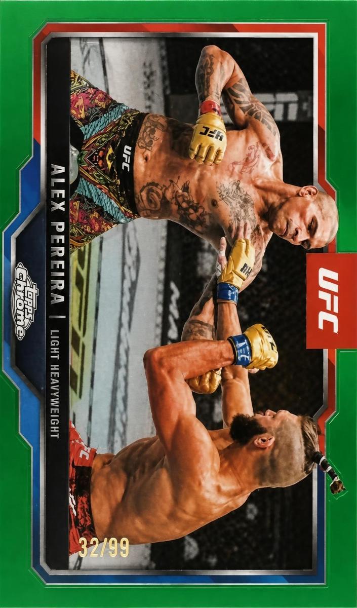 2024 Alex Pereira [Green Refractor] #4