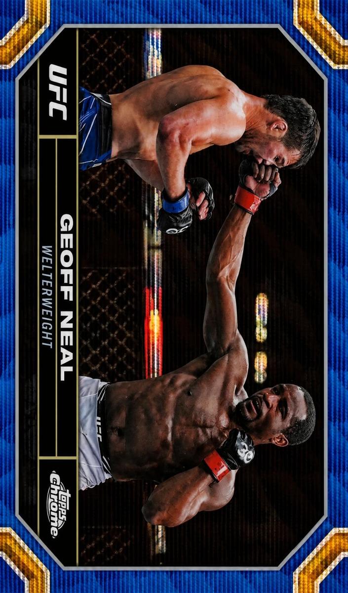 2024 Geoff Neal [Blue Wave Refractor] #67