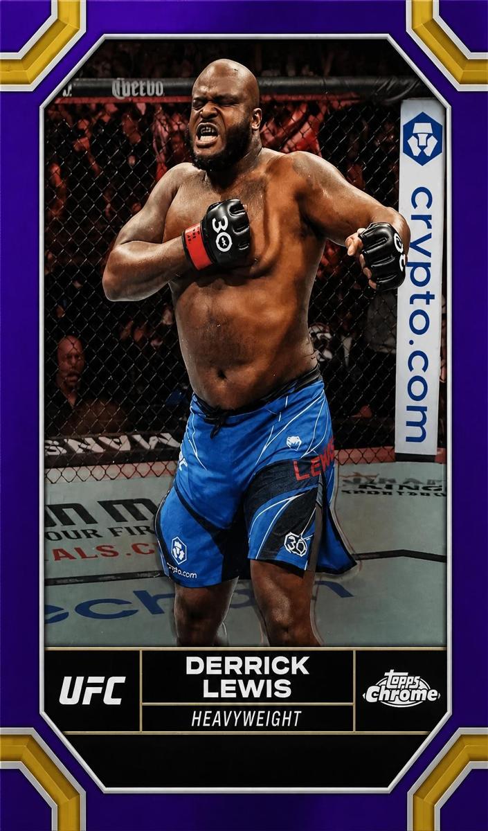 2024 Derrick Lewis [Purple Refractor] #59