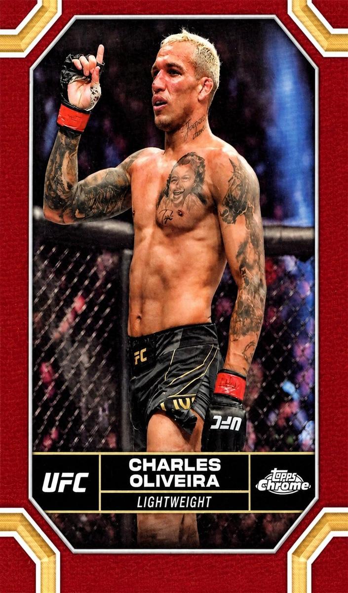 2024 Charles Oliveira [Magenta Refractor] #42