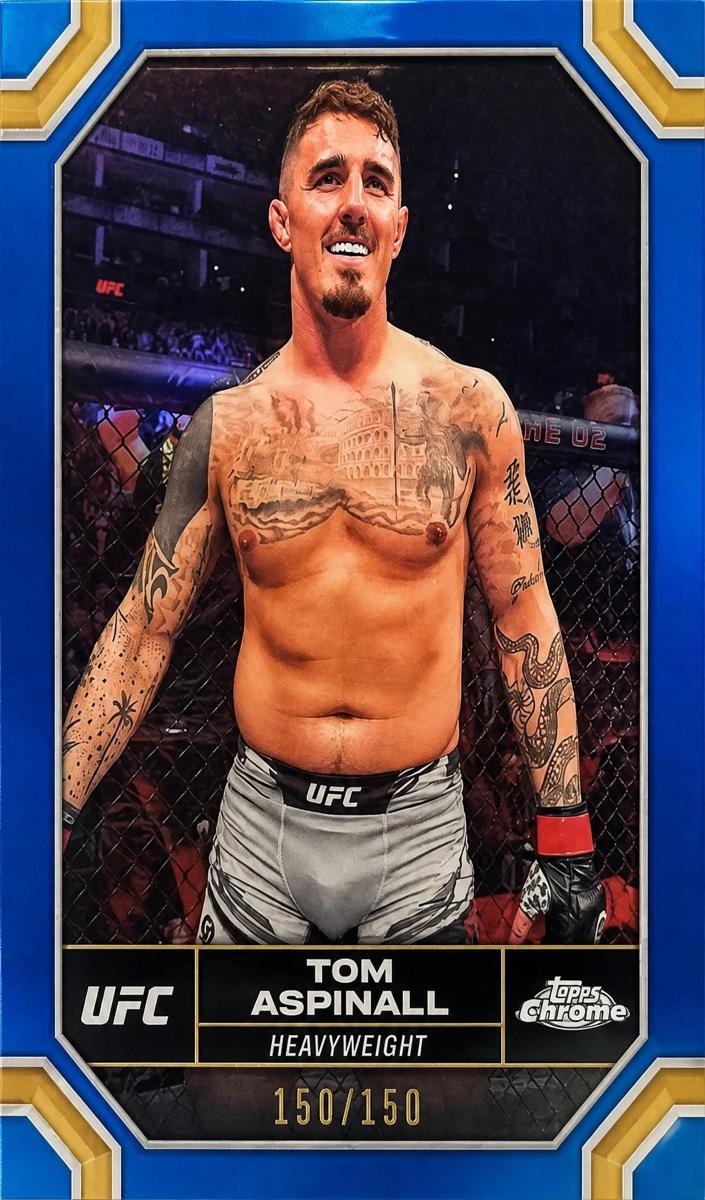 2024 Tom Aspinall [Blue Refractor] #187