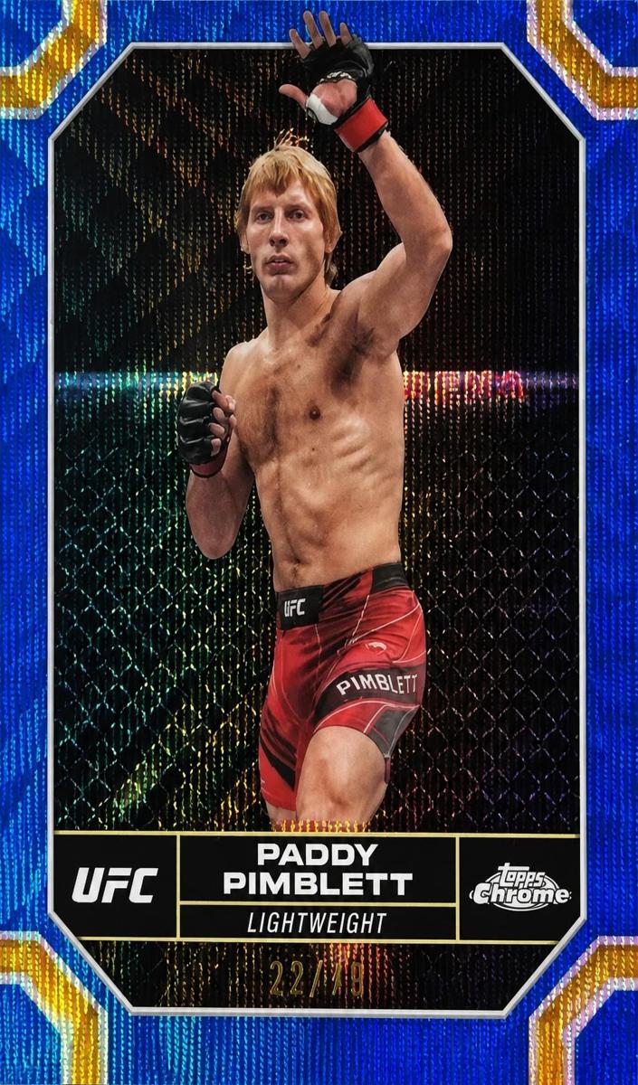 2024 Paddy Pimblett [Blue Wave Refractor] #151