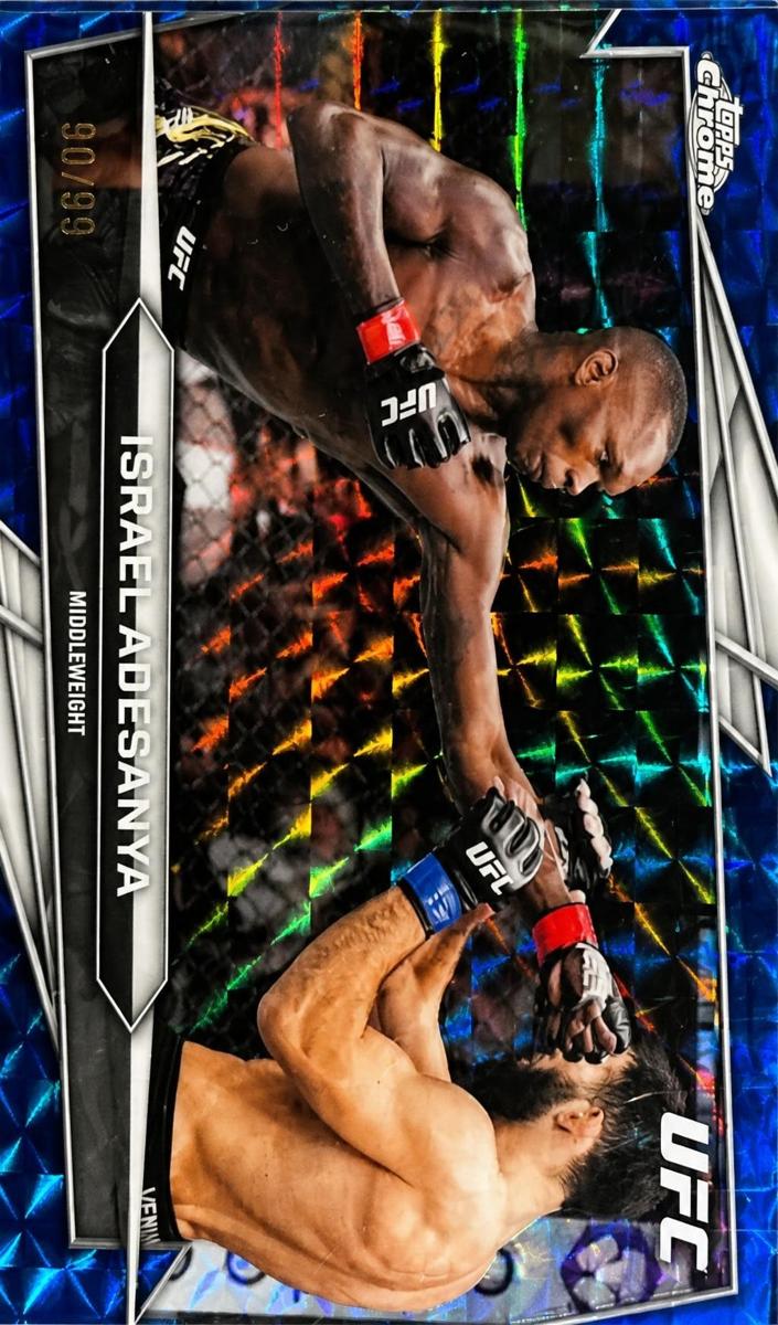 2024 Israel Adesanya [Green Refractor] #81