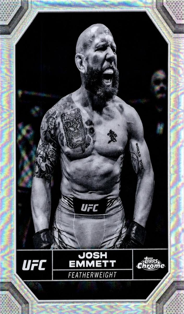 2024 Josh Emmett [Negative Refractor] #100
