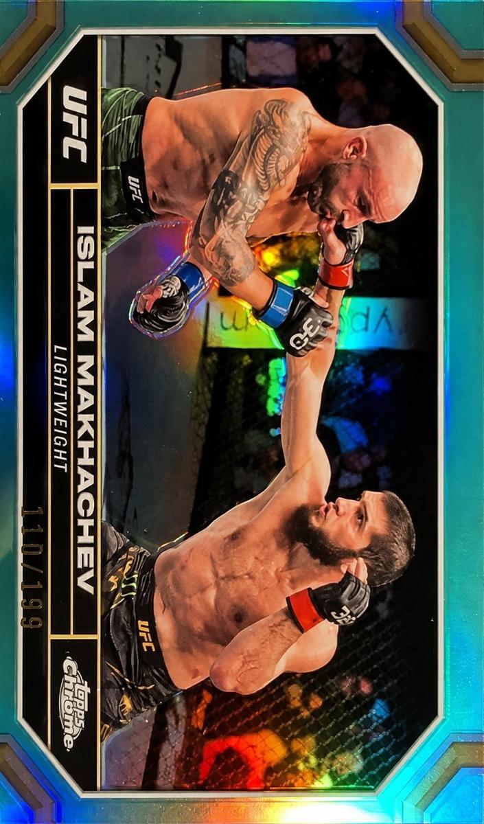 2024 Islam Makhachev [Aqua Refractor] #80