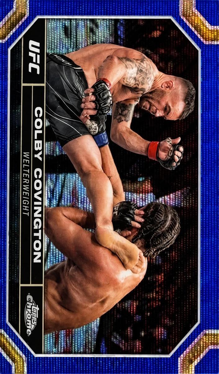 2024 Colby Covington [Blue Wave Refractor] #48