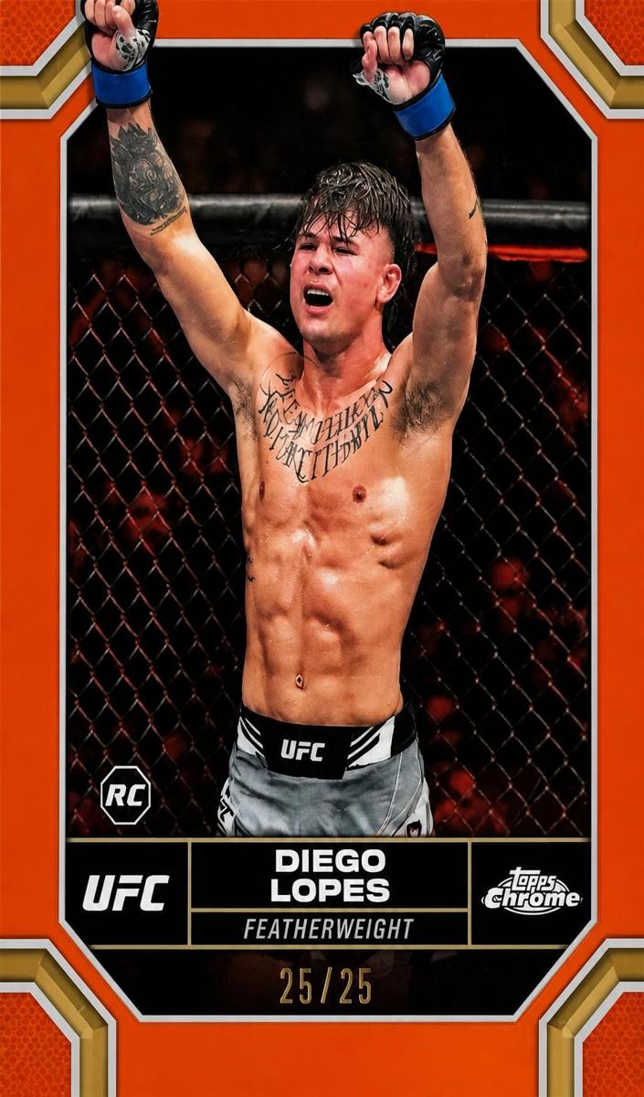 2024 Diego Lopes [Orange Refractor] #26