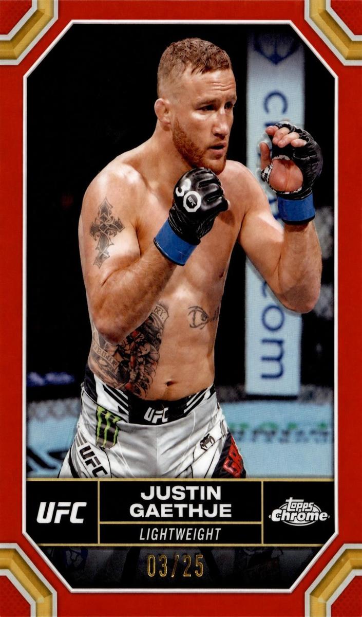 2024 Justin Gaethje [Orange Refractor] #104