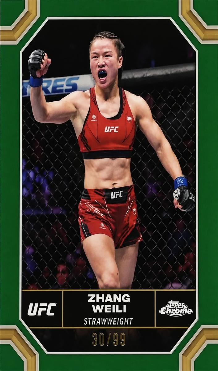 2024 Zhang Weili [Green Refractor] #200