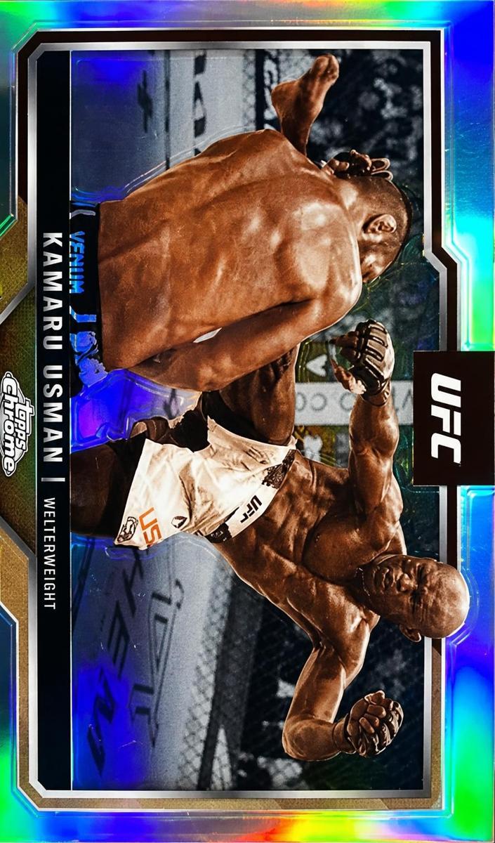 2024 Kamaru Usman [Sepia Refractor] #108