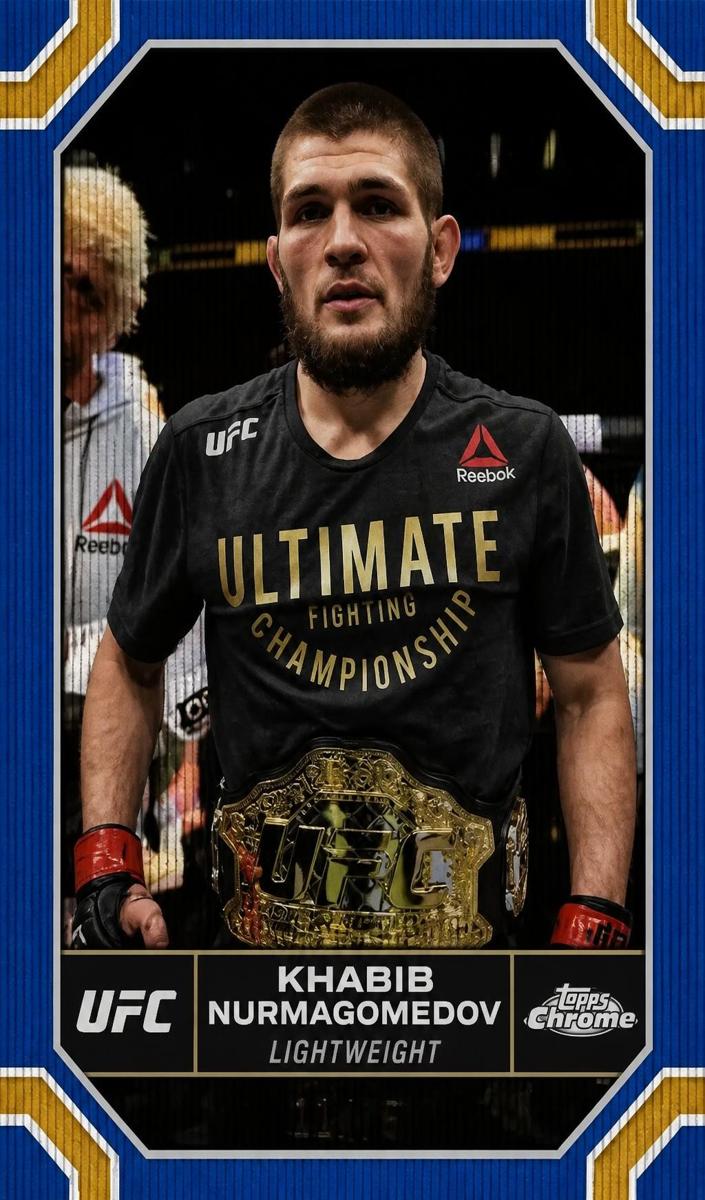 2024 Khabib Nurmagomedov [Blue Wave Refractor] #112