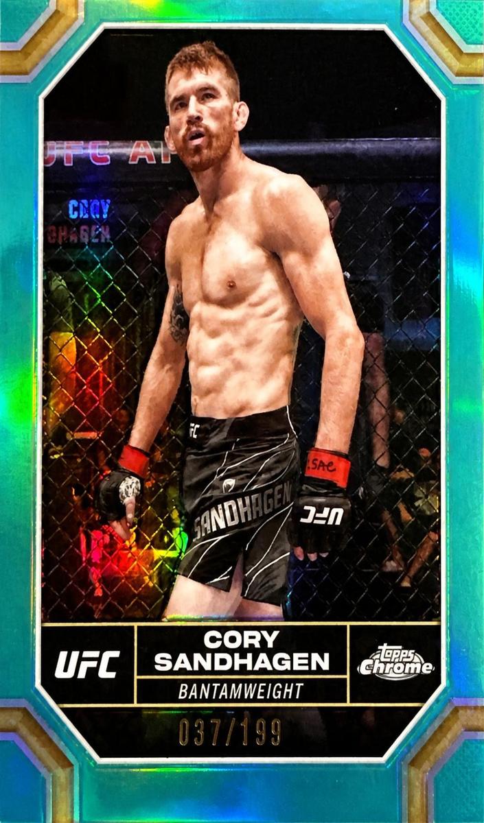 2024 Cory Sandhagen [Aqua Refractor] #50