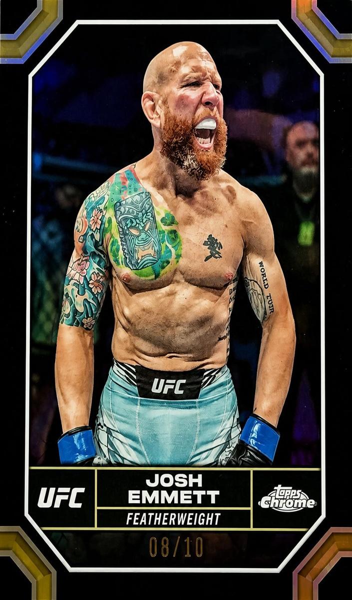 2024 Josh Emmett [Black Refractor] #100