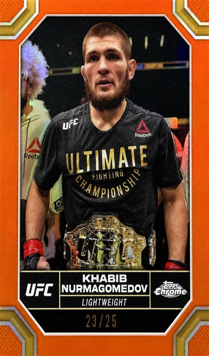 2024 Khabib Nurmagomedov [Orange Refractor] #112