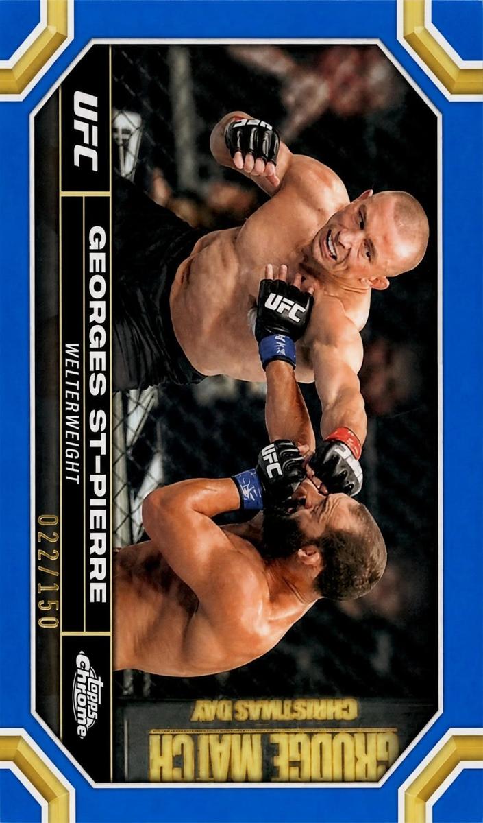 2024 Georges St-Pierre [Blue Refractor] #68