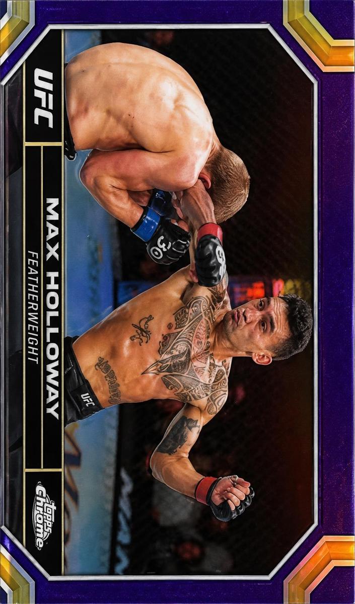 2024 Max Holloway [Purple Refractor] #131