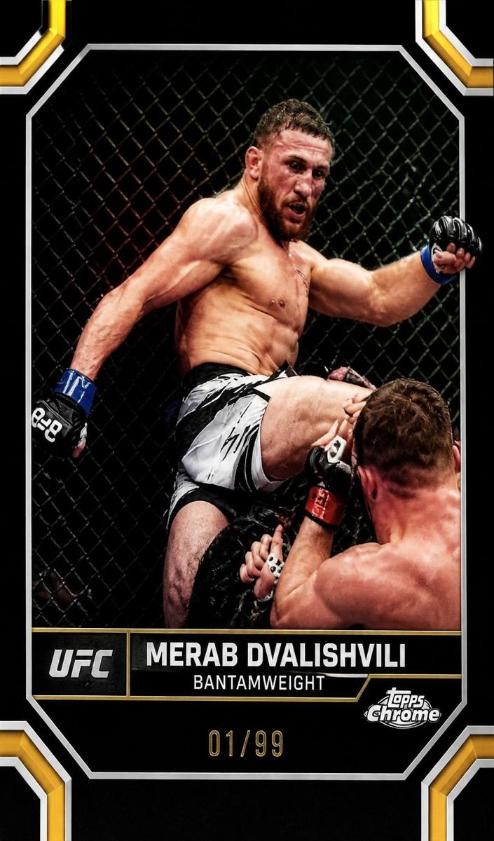 2024 Merab Dvalishvili [Black Refractor] #135