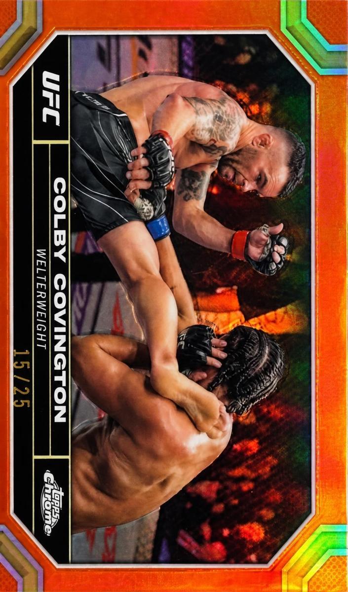 2024 Colby Covington [Orange Refractor] #48