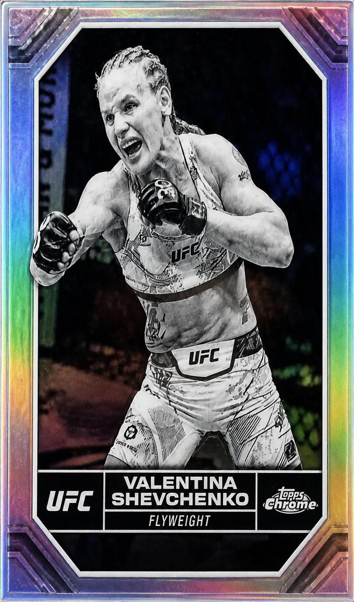 2024 Valentina Shevchenko [Negative Refractor] #190