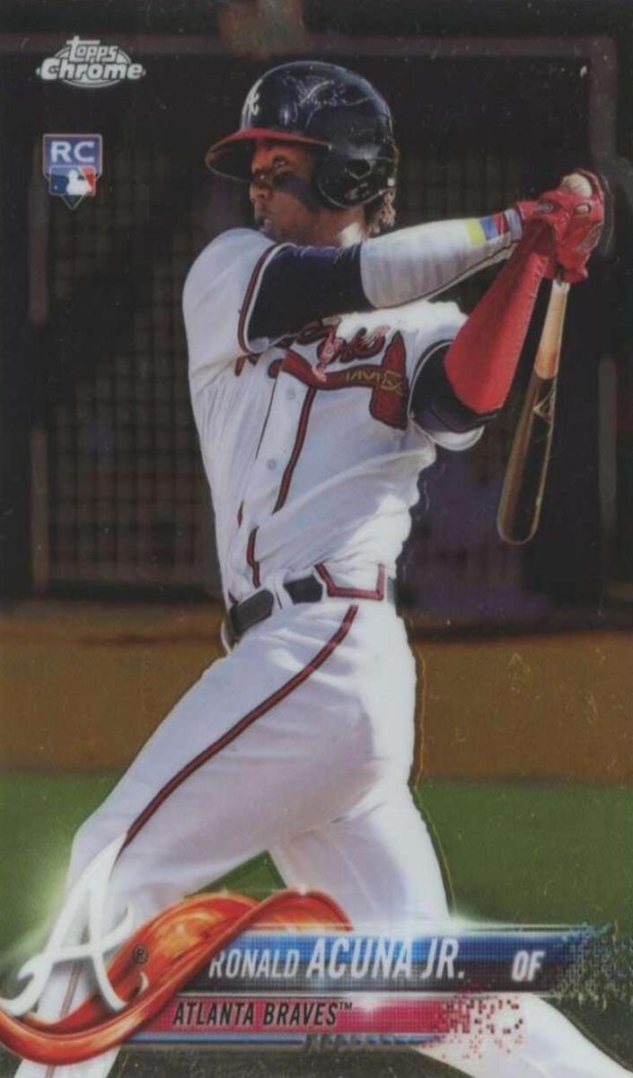Ronald Acuna Jr. 2018 Topps Chrome Baseball