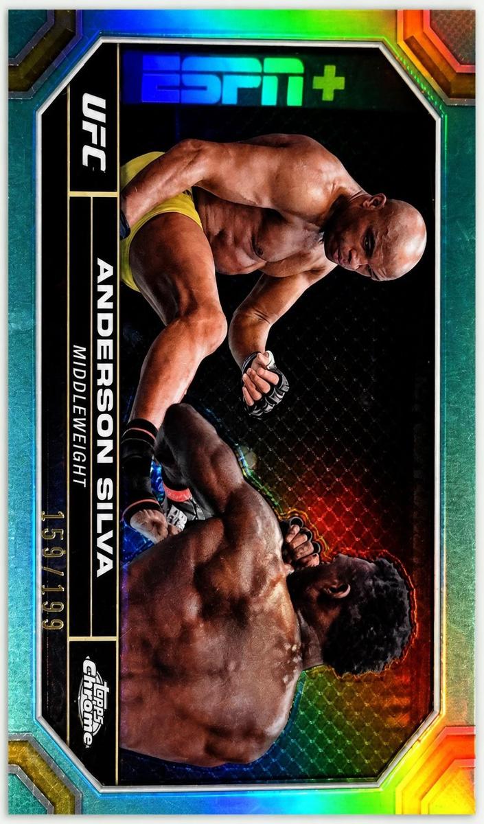 2024 Anderson Silva [Blue Refractor] #17