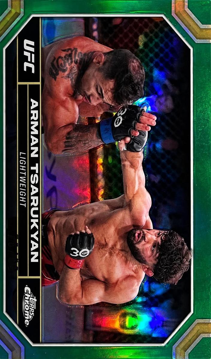 2024 Arman Tsarukyan [Green Refractor] #20