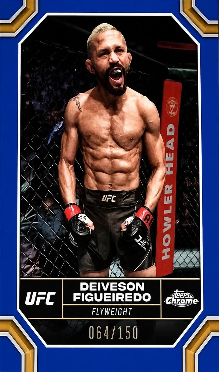 2024 Deiveson Figueiredo [Blue Wave Refractor] #57