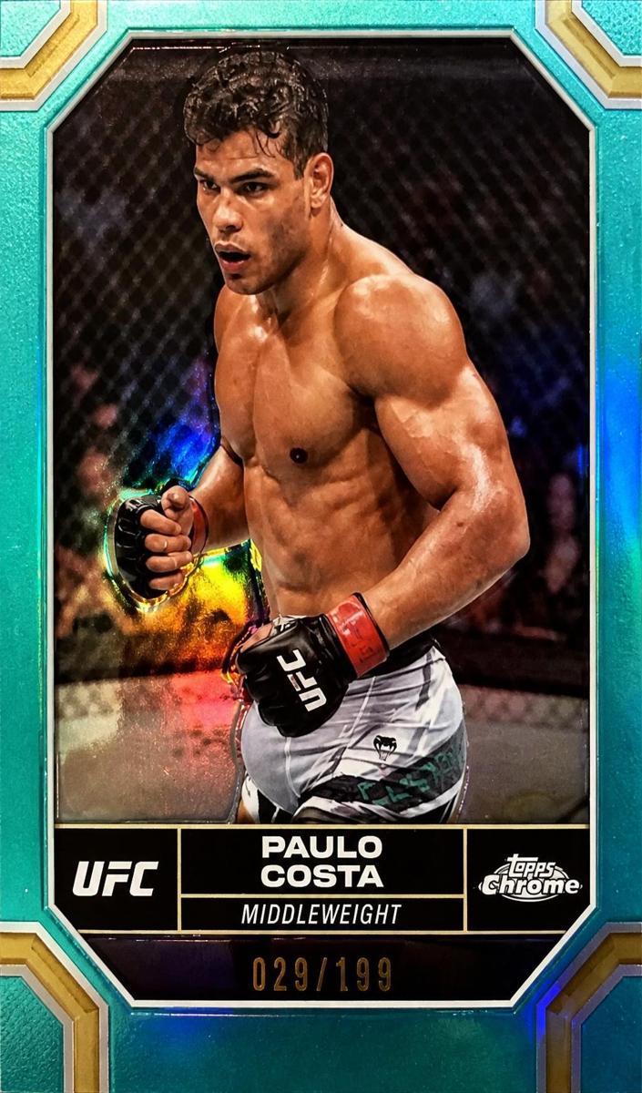 2024 Paulo Costa [Aqua Refractor] #154