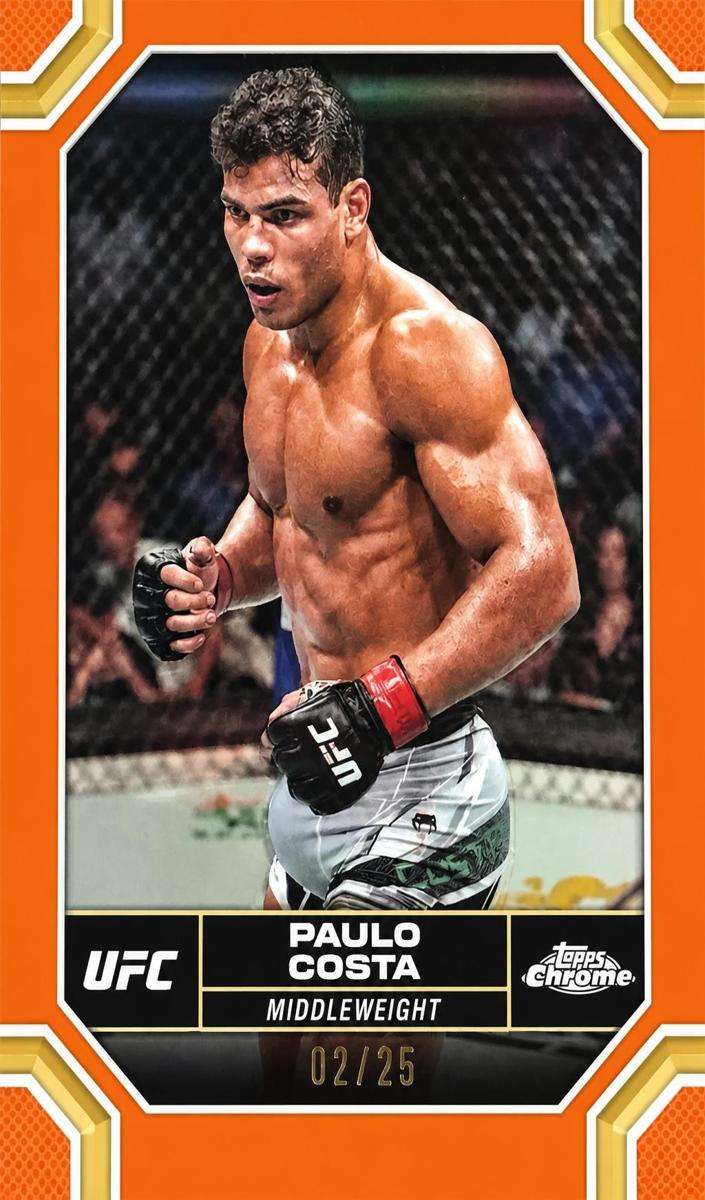 2024 Paulo Costa [Orange Refractor] #154