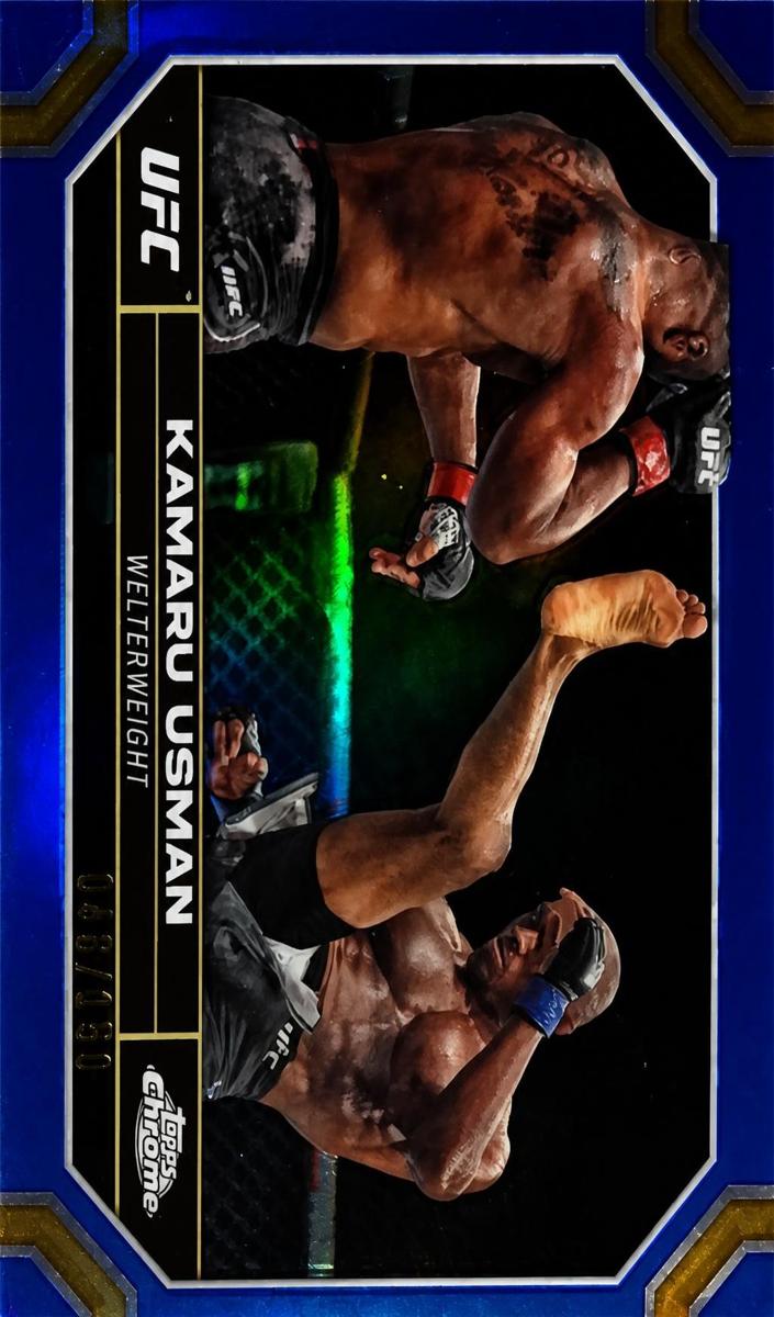 2024 Kamaru Usman [Blue Refractor] #108
