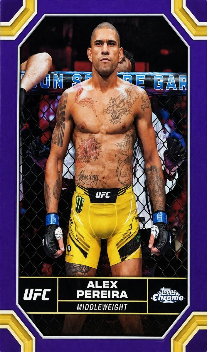 2024 Alex Pereira [Purple Refractor] #4