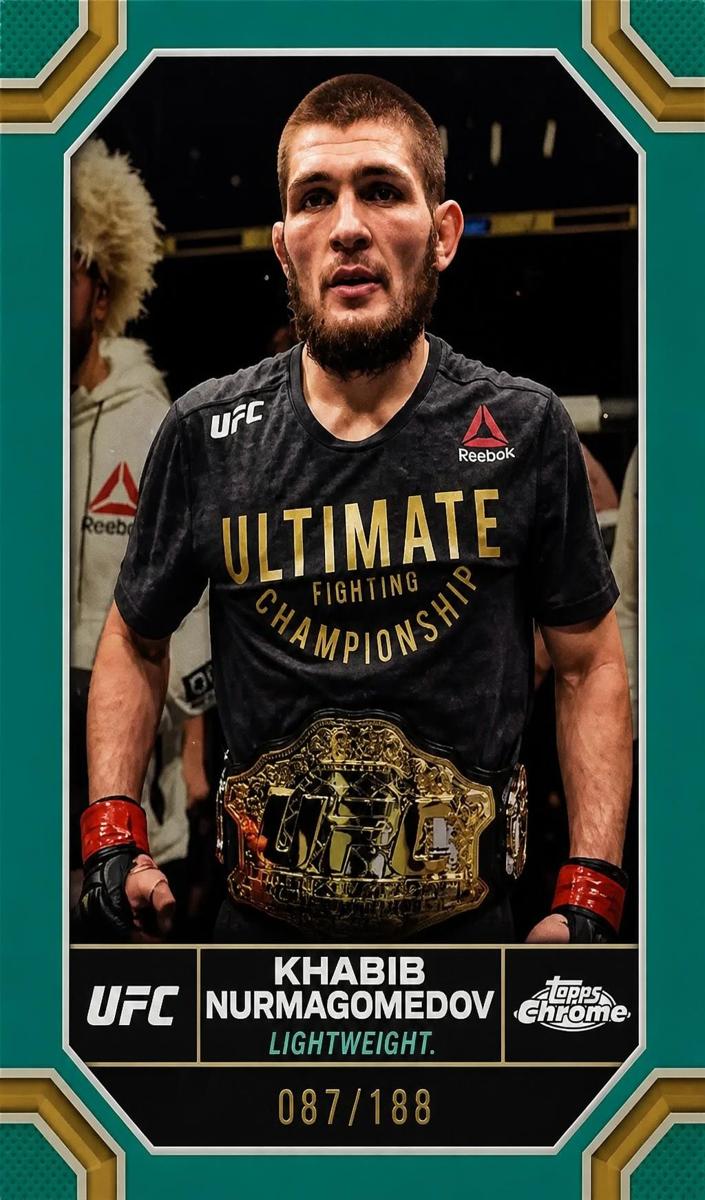 2024 Khabib Nurmagomedov [Aqua Refractor] #112