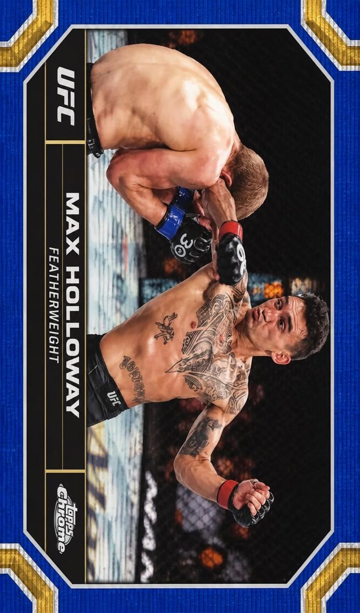 2024 Max Holloway [Blue Wave Refractor] #131