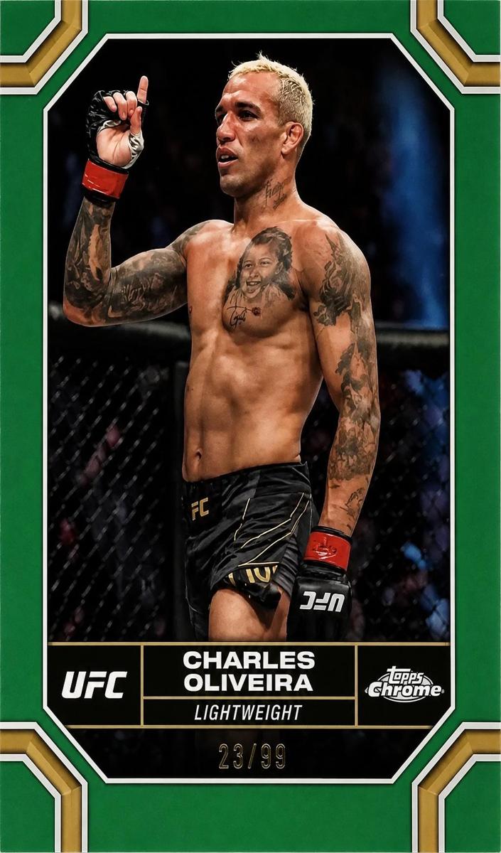 2024 Charles Oliveira [Green Refractor] #42